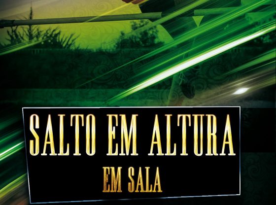 Cartaz salto em altura de sala