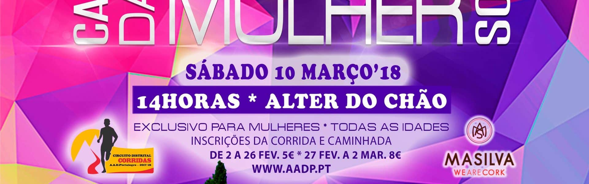 Cartaz Corrida Mulher Solidária